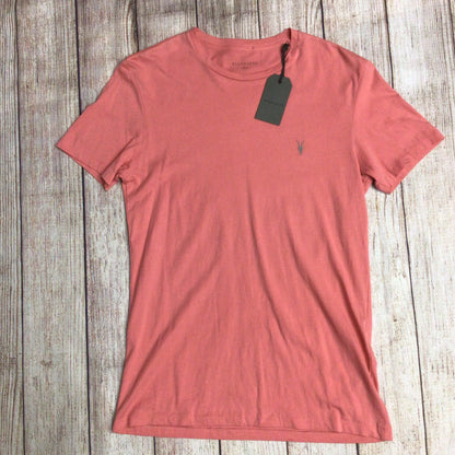 BNWT AllSaints Sorbet Pink Tonic Short Sleeve Crew T Shirt Size S