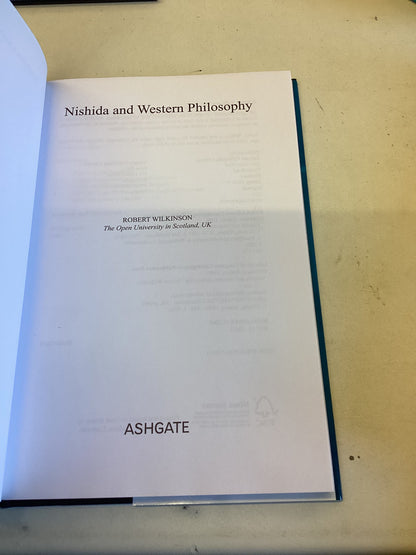 Nishida and Western Philosophy Robert Wilkinson