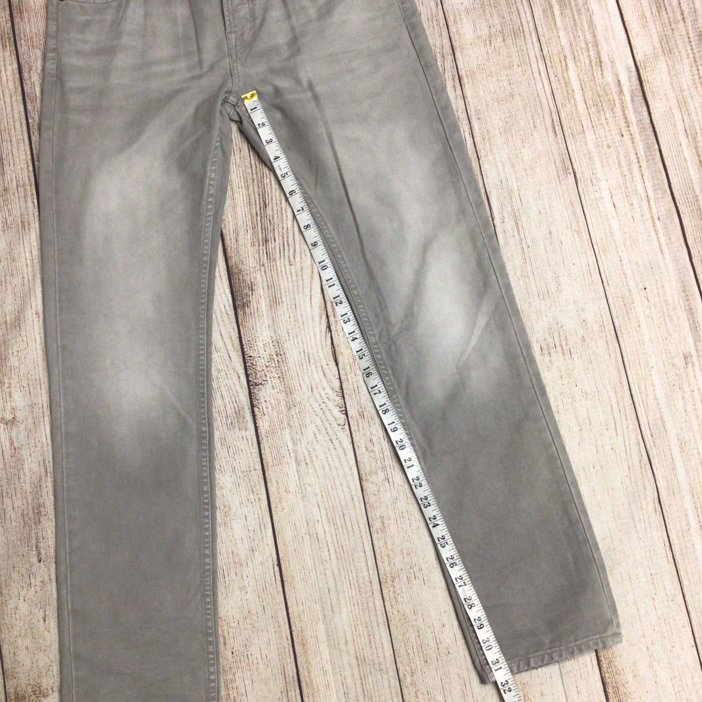 BNWT AllSaints Grey Iggy Slim Fit Jeans Size W32