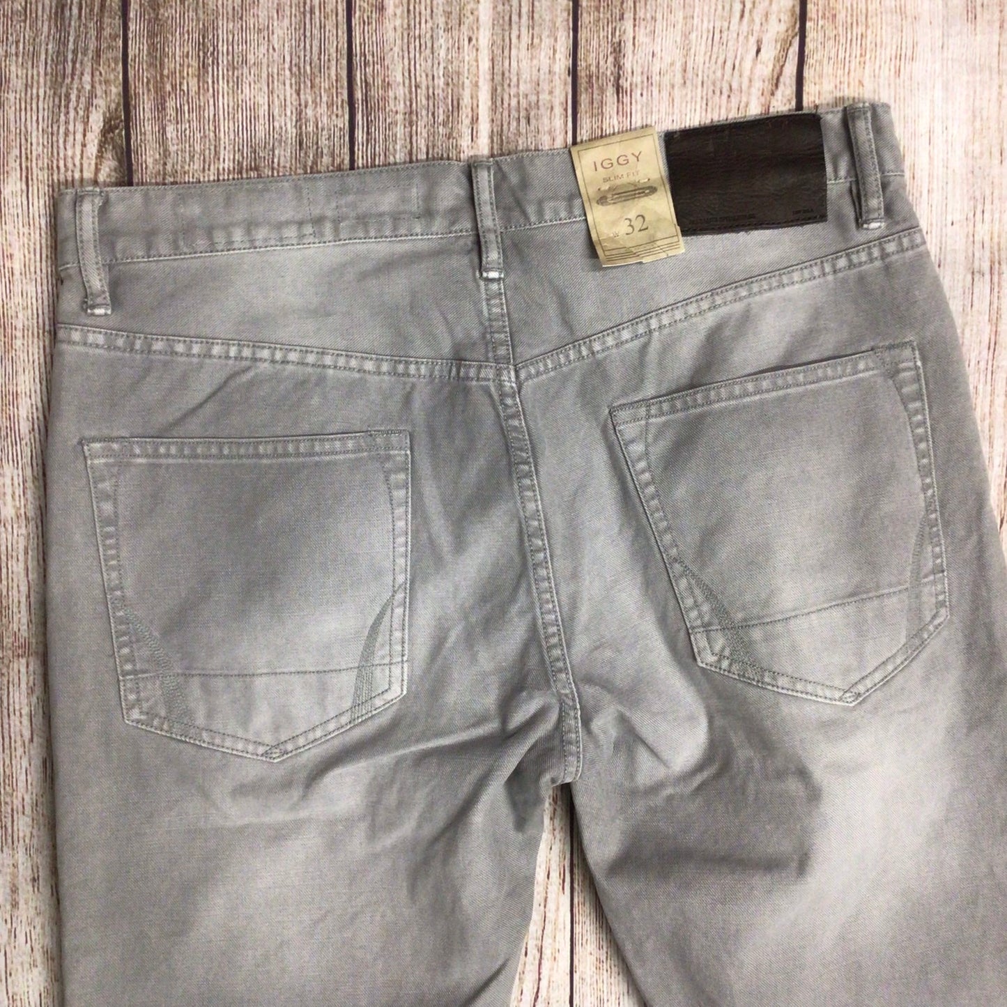 BNWT AllSaints Grey Iggy Slim Fit Jeans Size W32