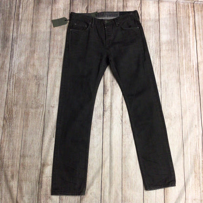 BNWT AllSaints Washed Black Cotton Setsu Iggy Fit Jeans Size W32 (on label)