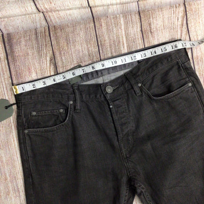 BNWT AllSaints Washed Black Cotton Setsu Iggy Fit Jeans Size W32 (on label)