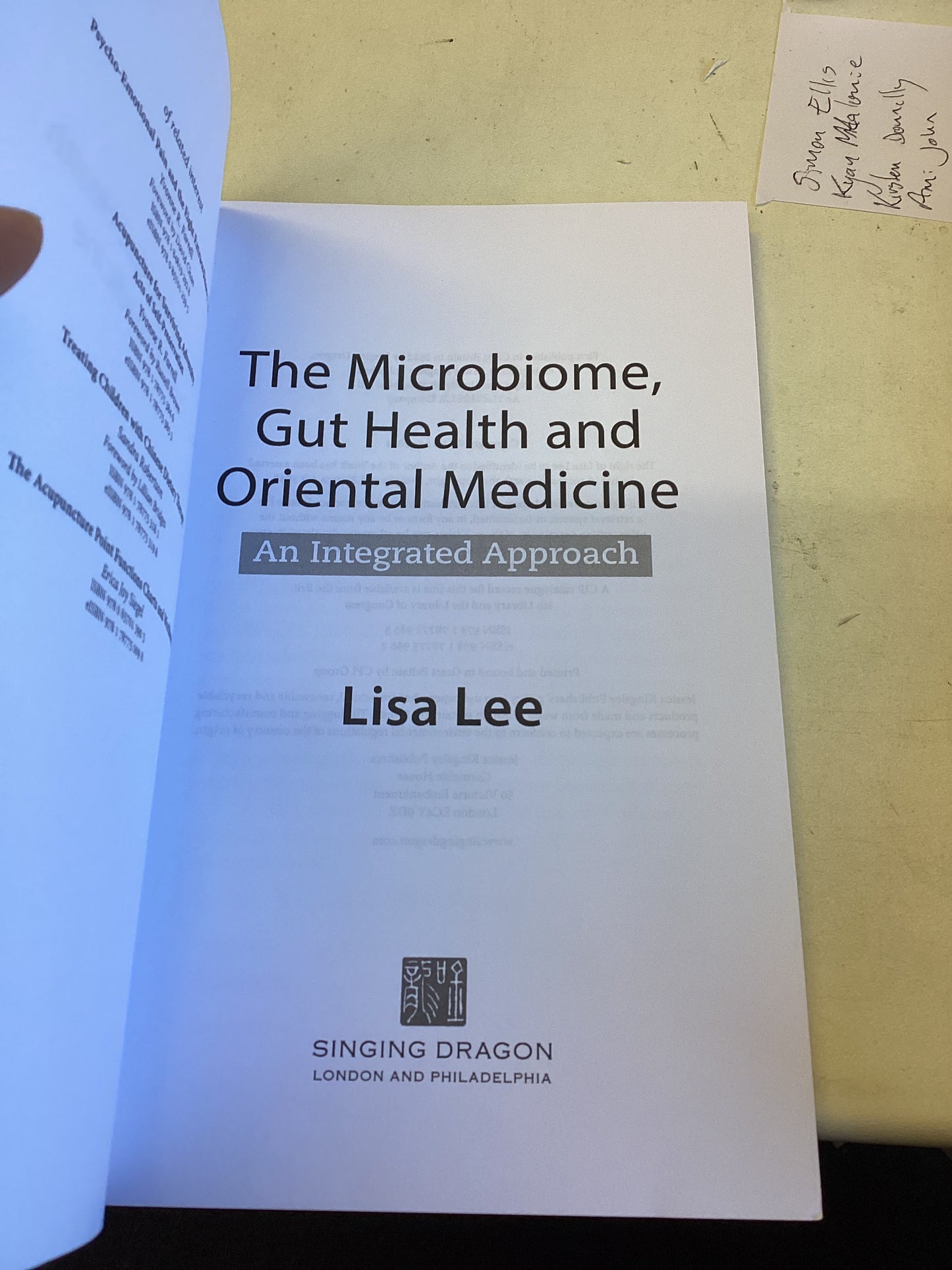 The Microbiome Gut Health and Oriental Medicine An Integrated Approach Lisa Lee