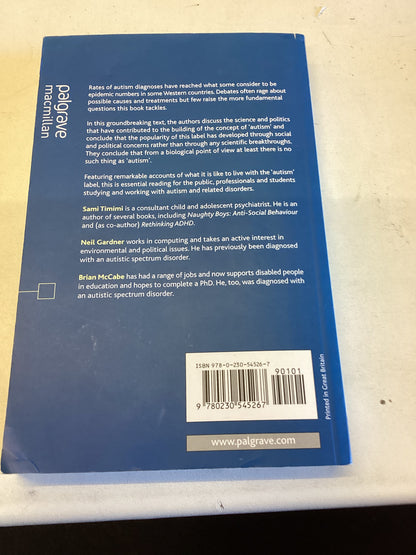 The Myth of Autism Sami Timimi Neil Gardner and Brian McCabe