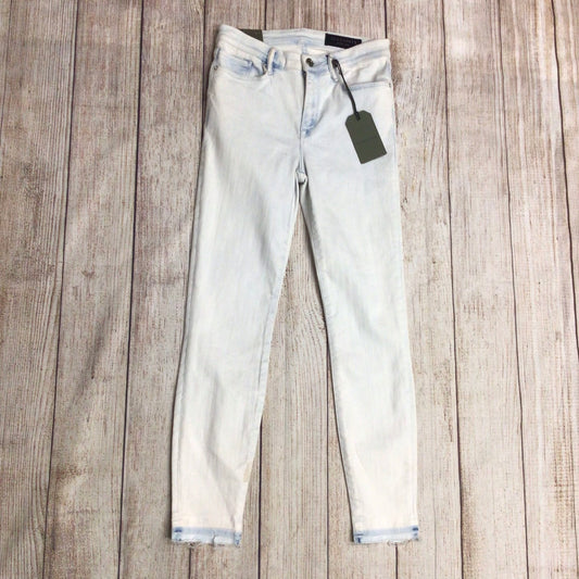 BNWT AllSaints Bleach Indigo Blue Grace Cropped Jeans Size W28 (on label)