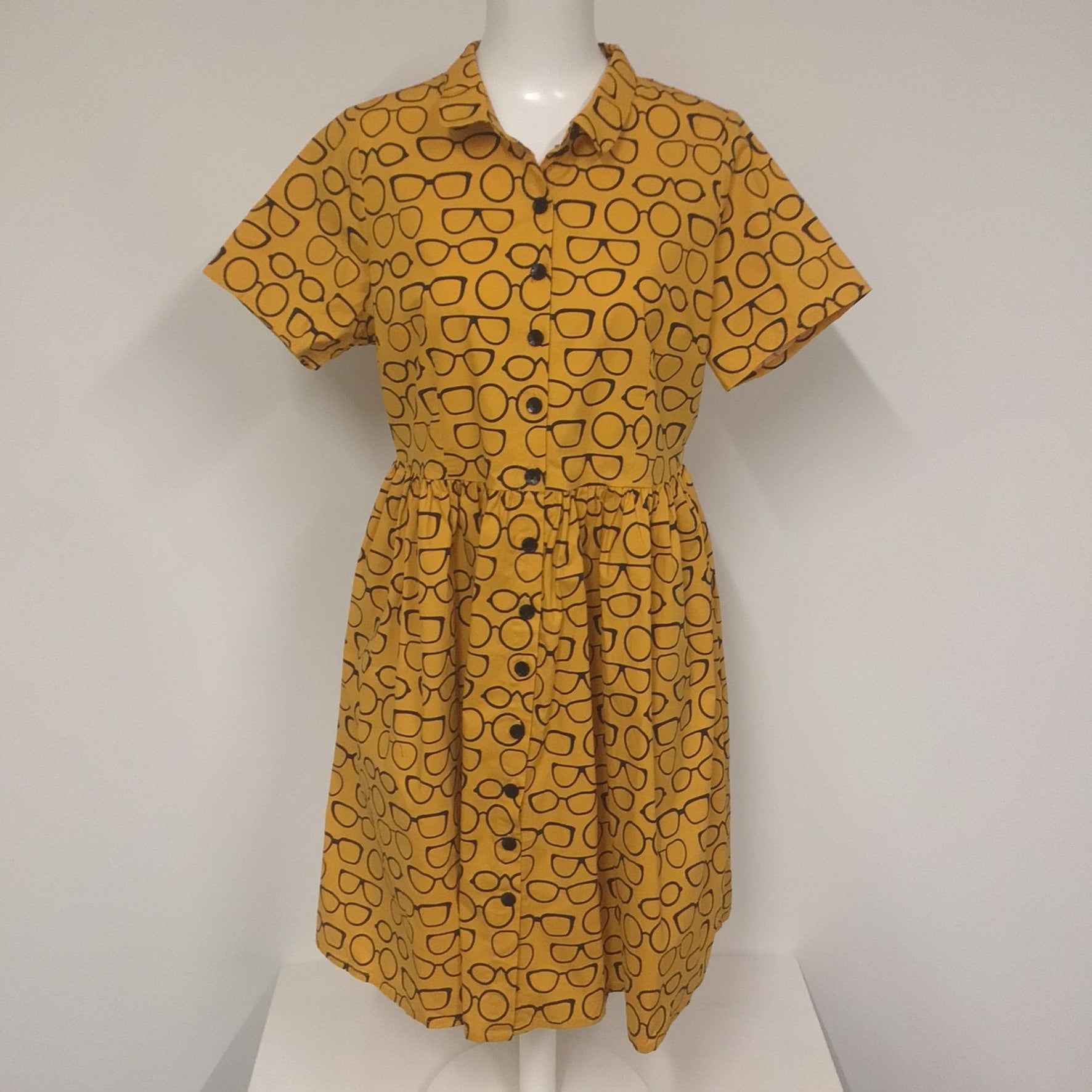 Mustard retailer dress size 16