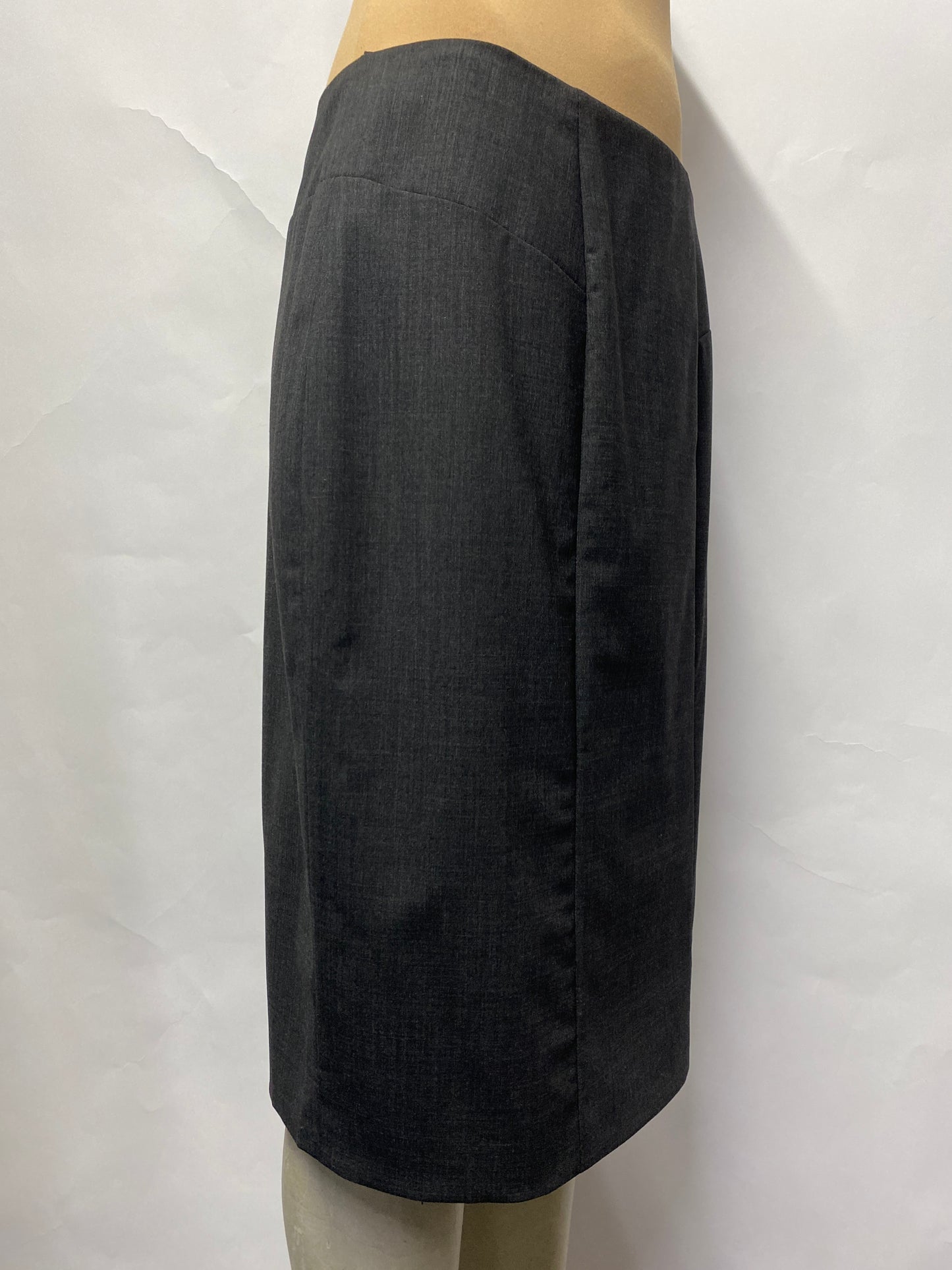 Hugo Boss Grey Pencil Skirt 10