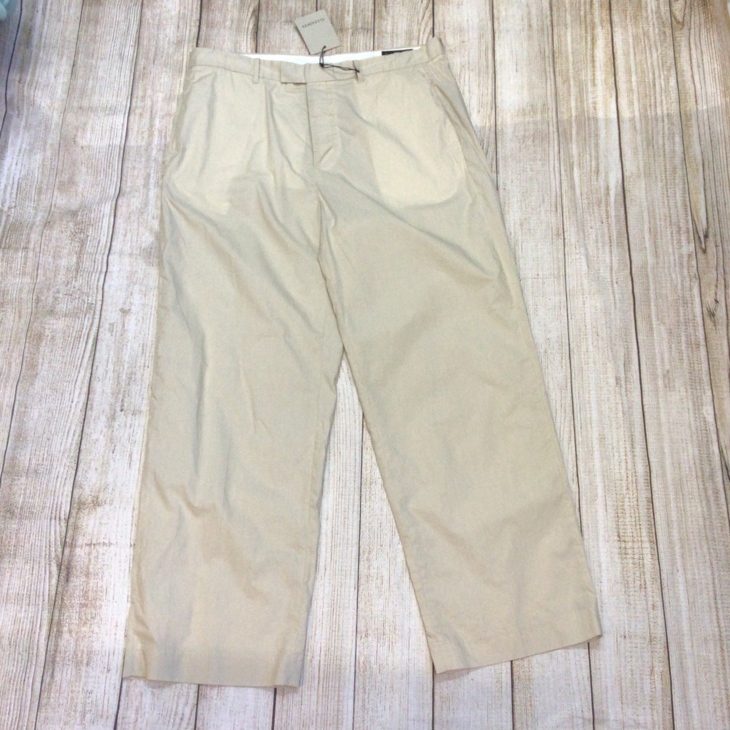 BNWT AllSaints Bailey Taupe Mars 100% Organic Cotton Lightweight Trousers Size 36