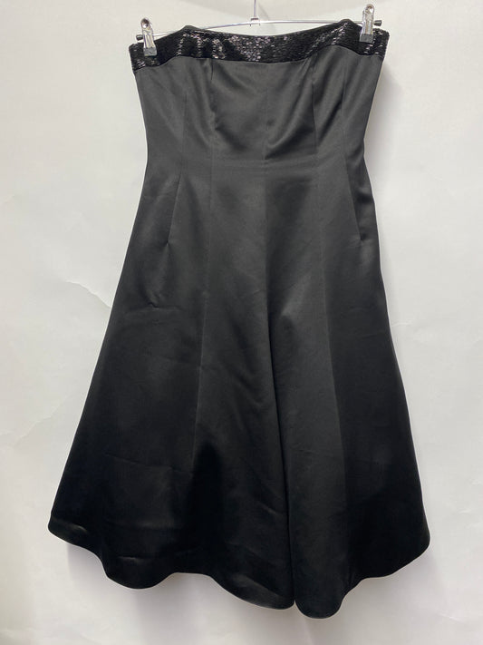 Frank Usher Black Strapless Dress 12