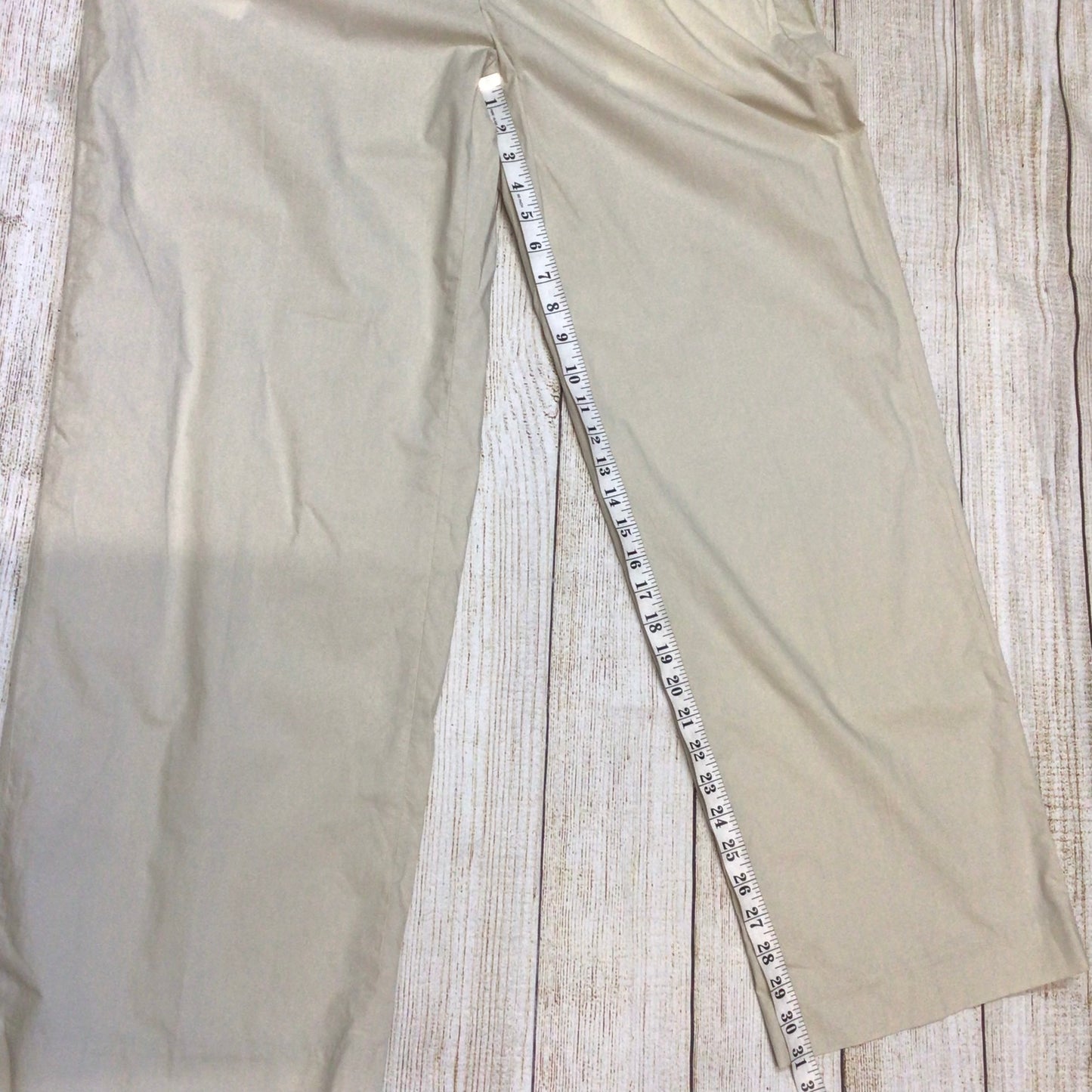 BNWT AllSaints Bailey Taupe Mars 100% Organic Cotton Lightweight Trousers Size 36