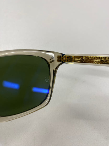 Etina Barcelona Bogarde Sun HVBL Polarised Sunglasses Gold Chevron