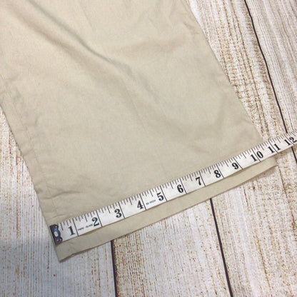 BNWT AllSaints Bailey Taupe Mars 100% Organic Cotton Lightweight Trousers Size 36