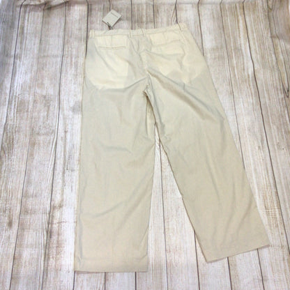 BNWT AllSaints Bailey Taupe Mars 100% Organic Cotton Lightweight Trousers Size 36