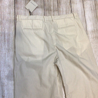 BNWT AllSaints Bailey Taupe Mars 100% Organic Cotton Lightweight Trousers Size 36