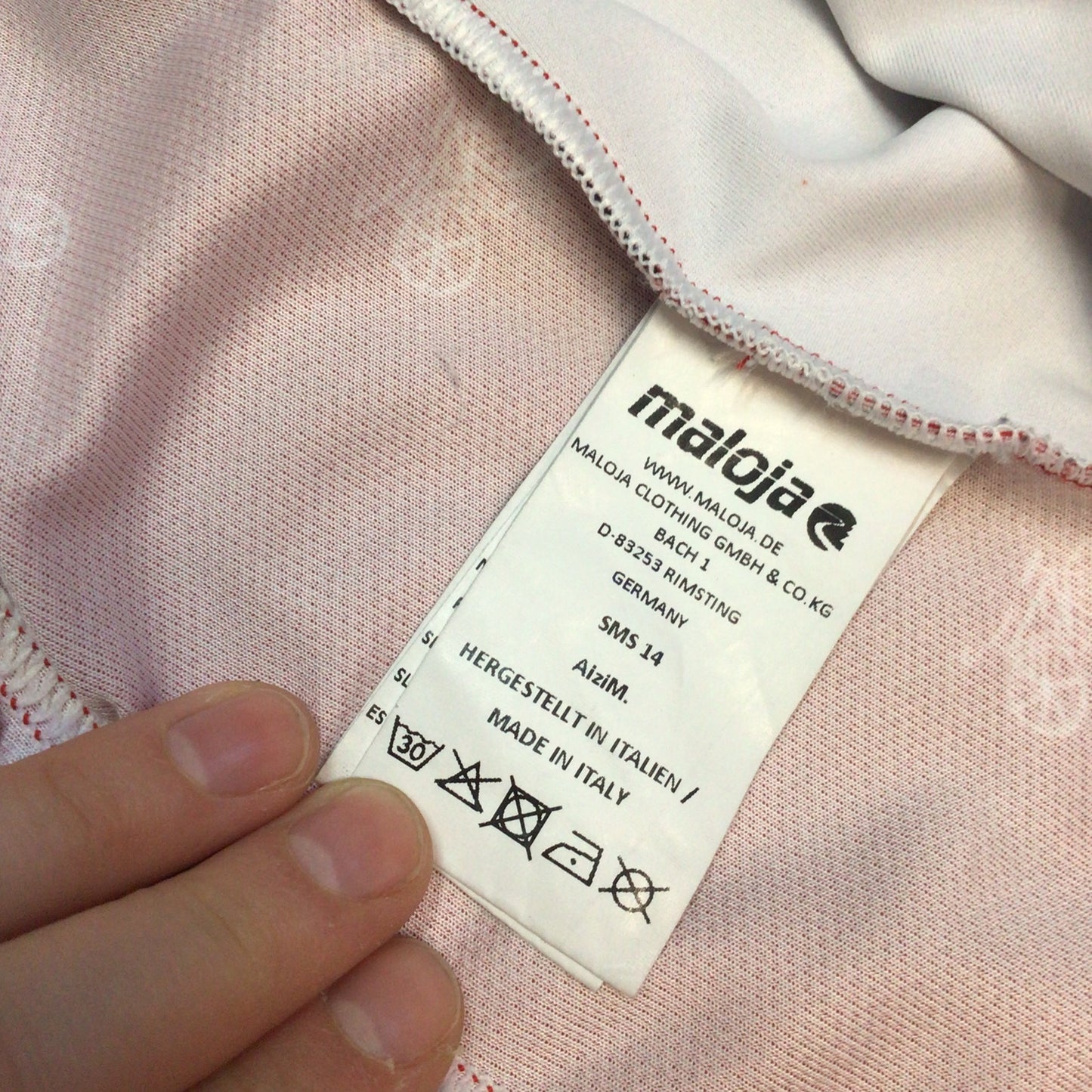 Maloja Red Sleeveless Cycling Shorts Suit Size M
