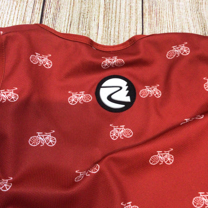 Maloja Red Sleeveless Cycling Shorts Suit Size M