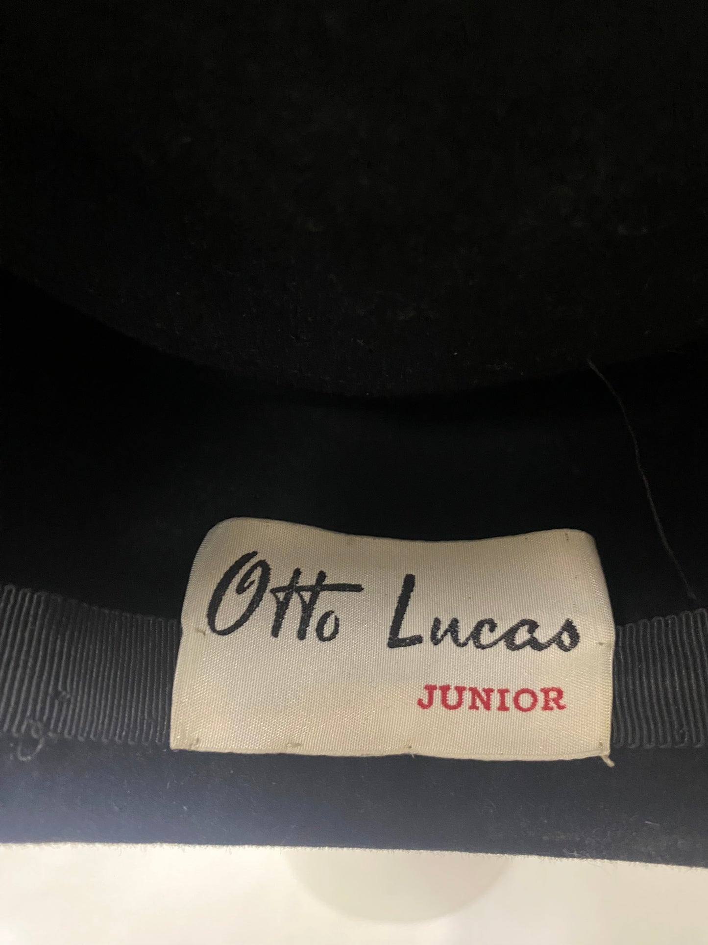 Otto Lucas Black Wool Round Cossack Style Vintage Hat