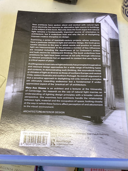 The Architecture Of Light Recent Approaches To Designing With Natural Light Mary Ann Steane