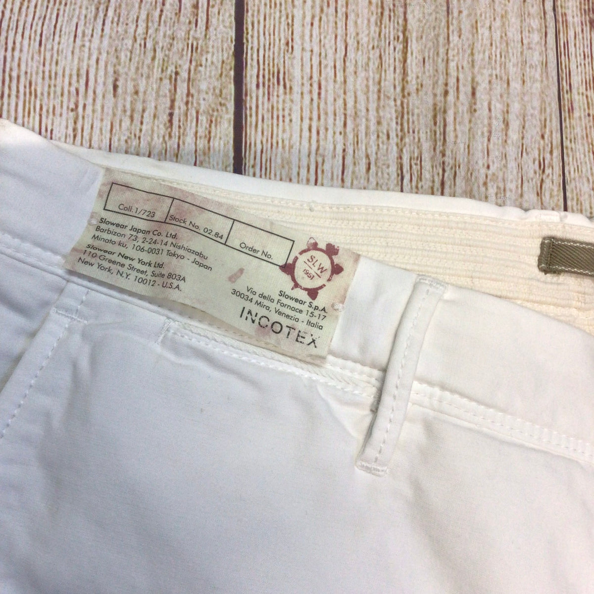 BNWT Incotex White Cream Classic Shorts Size 34