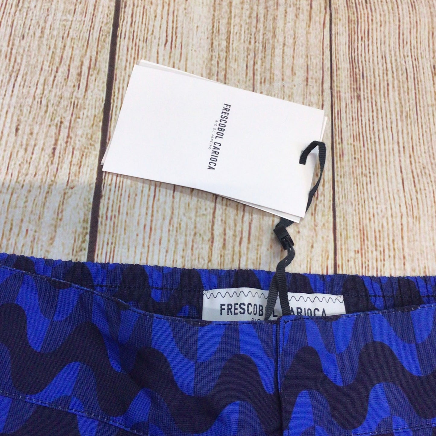 BNWT Frescobol Carioca Copacabana Navy Blue Swimming Trunks Shorts Size 36