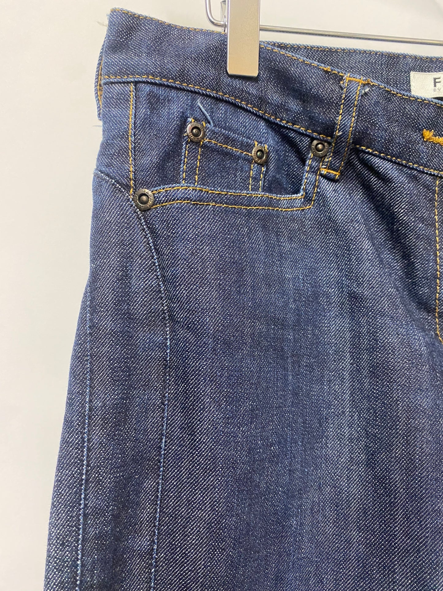 Farhi Dark Blue Low Rise Straight Jeans 10