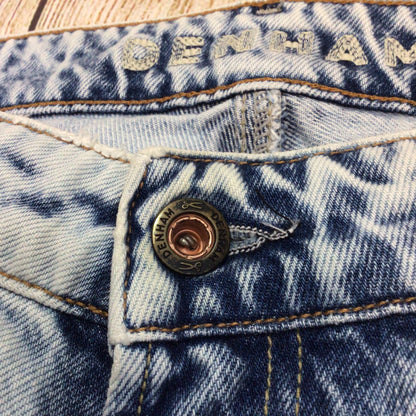 Denham Monroe Girlfriend Fit Light Blue Ripped Jeans Size W30