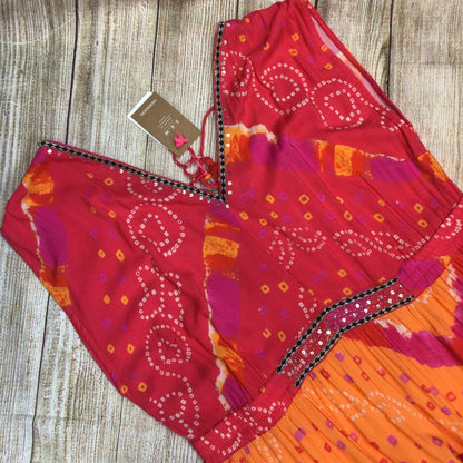 BNWT Monsoon Beach Red Orange Pink Maxi Dress Size XL