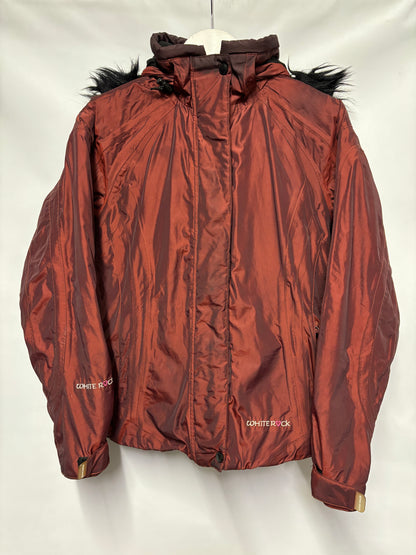 White Rock Red Pearlescent Insulated Ski Jacket 12