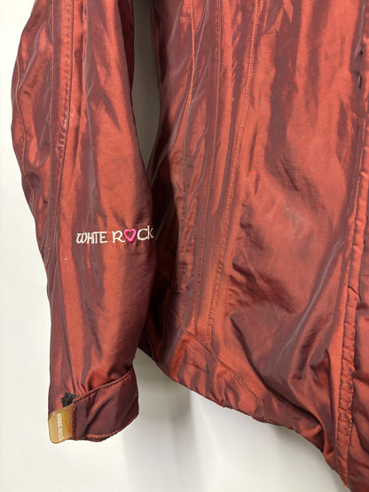 White Rock Red Pearlescent Insulated Ski Jacket 12