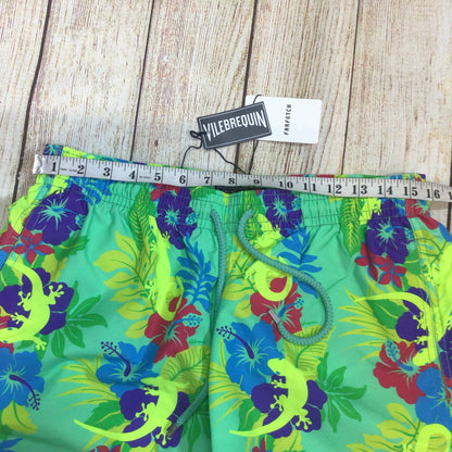 BNWT Vilebrequin Cardamome Green Swimming Trunks Shorts Size XL