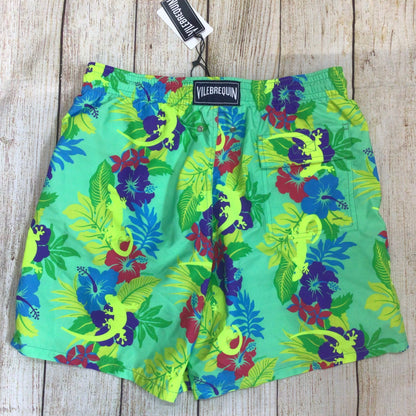 BNWT Vilebrequin Cardamome Green Swimming Trunks Shorts Size XL