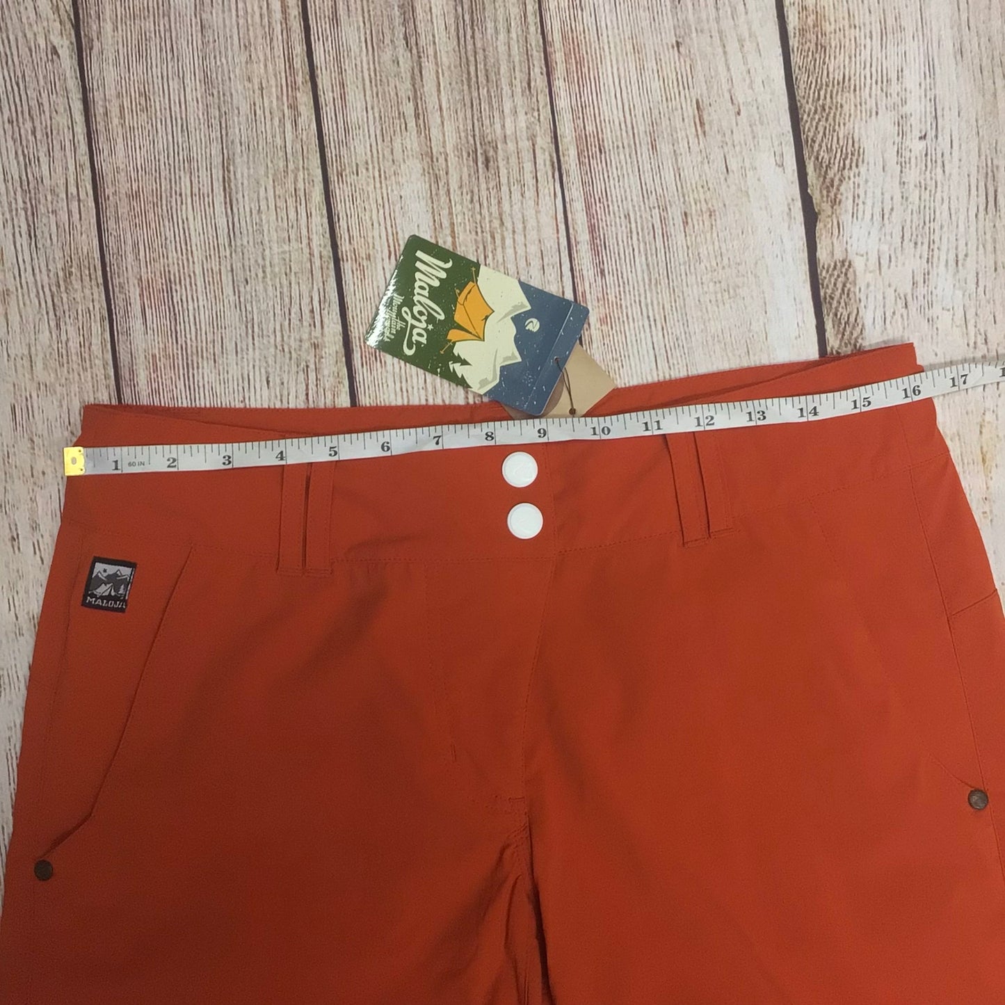 BNWT Maloja Henna Orange NahrM. Shorts Size M