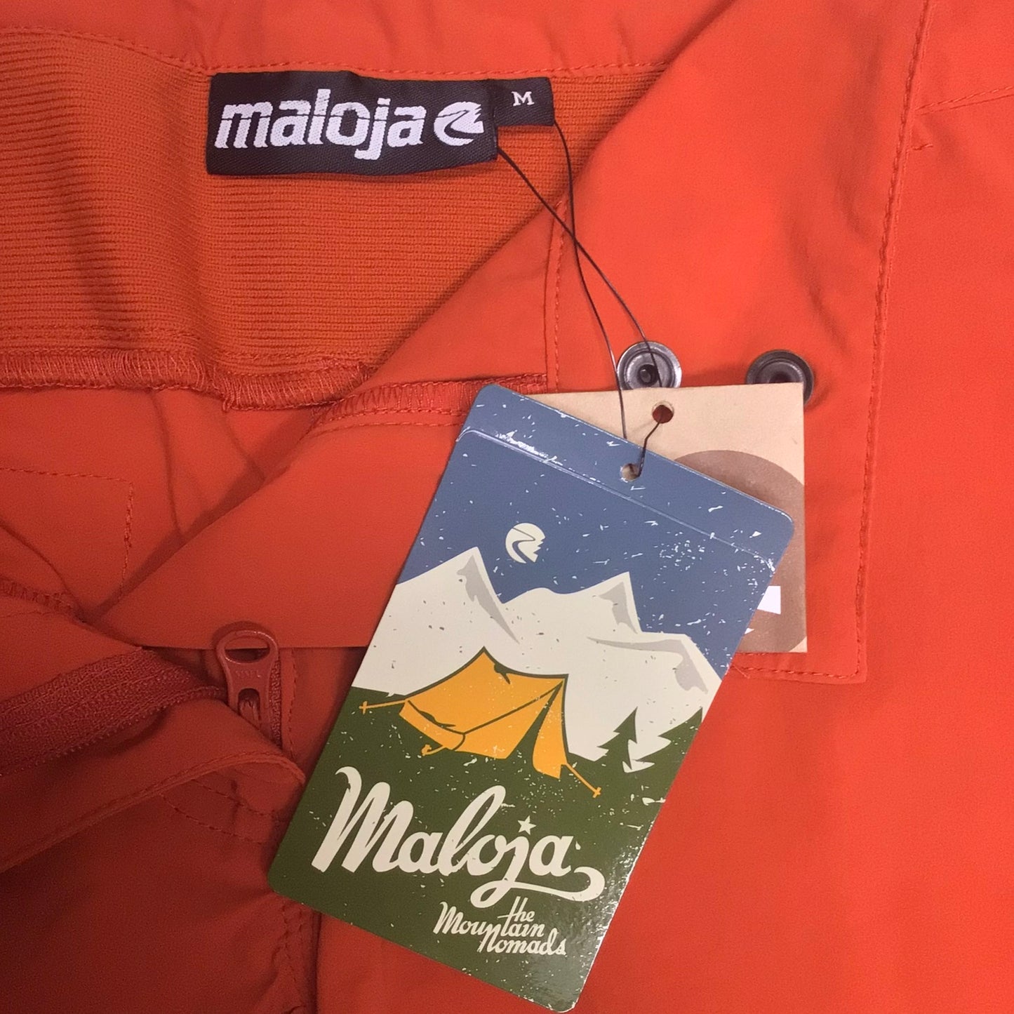 BNWT Maloja Henna Orange NahrM. Shorts Size M