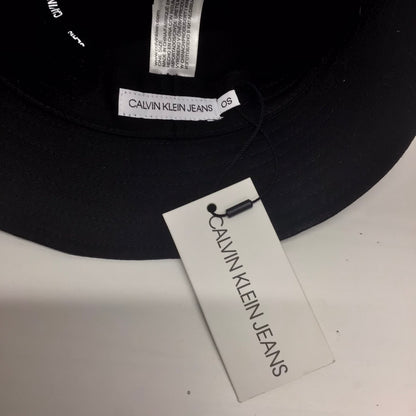 BNWT Calvin Klein Black Bucket Hat 100% Cotton One Size