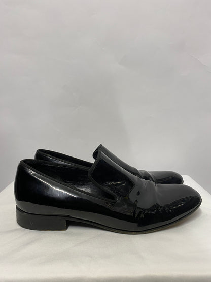 Celine Black Patent Leather Slip On Shoes 6 1/2