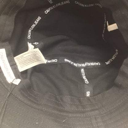 BNWT Calvin Klein Black Bucket Hat 100% Cotton One Size