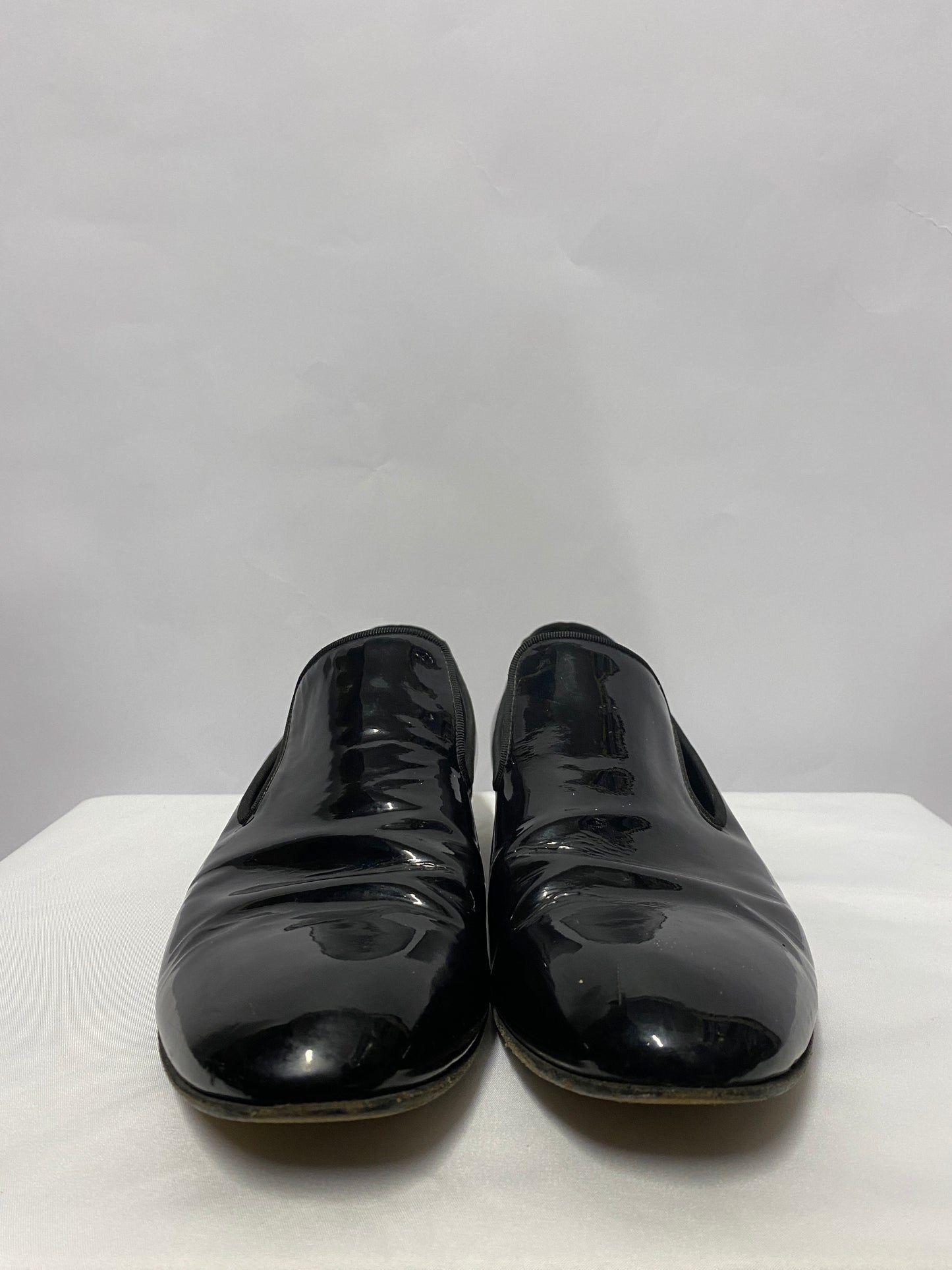 Celine Black Patent Leather Slip On Shoes 6 1/2