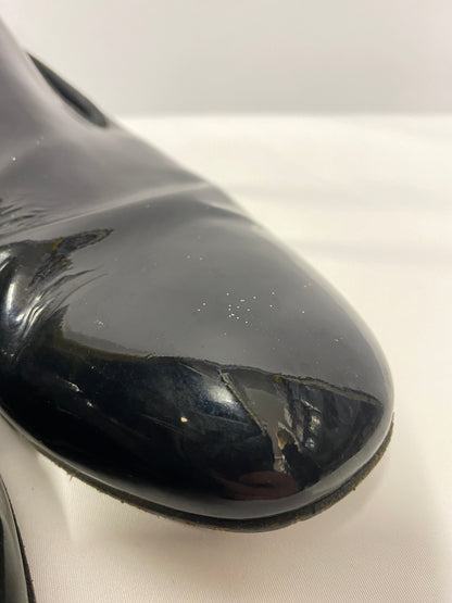 Celine Black Patent Leather Slip On Shoes 6 1/2