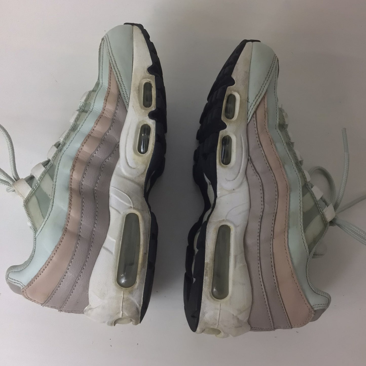 Nike Air Max 95 Multicoloured Moon Particle Silver White Trainers Size 4 UK