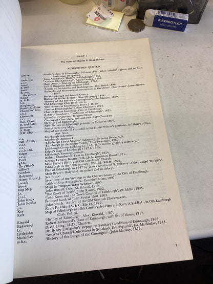 History and Derivation of Edinburgh Street Names
