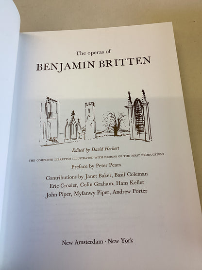 The Operas Of Benjamin Britten Edited By David Herbert