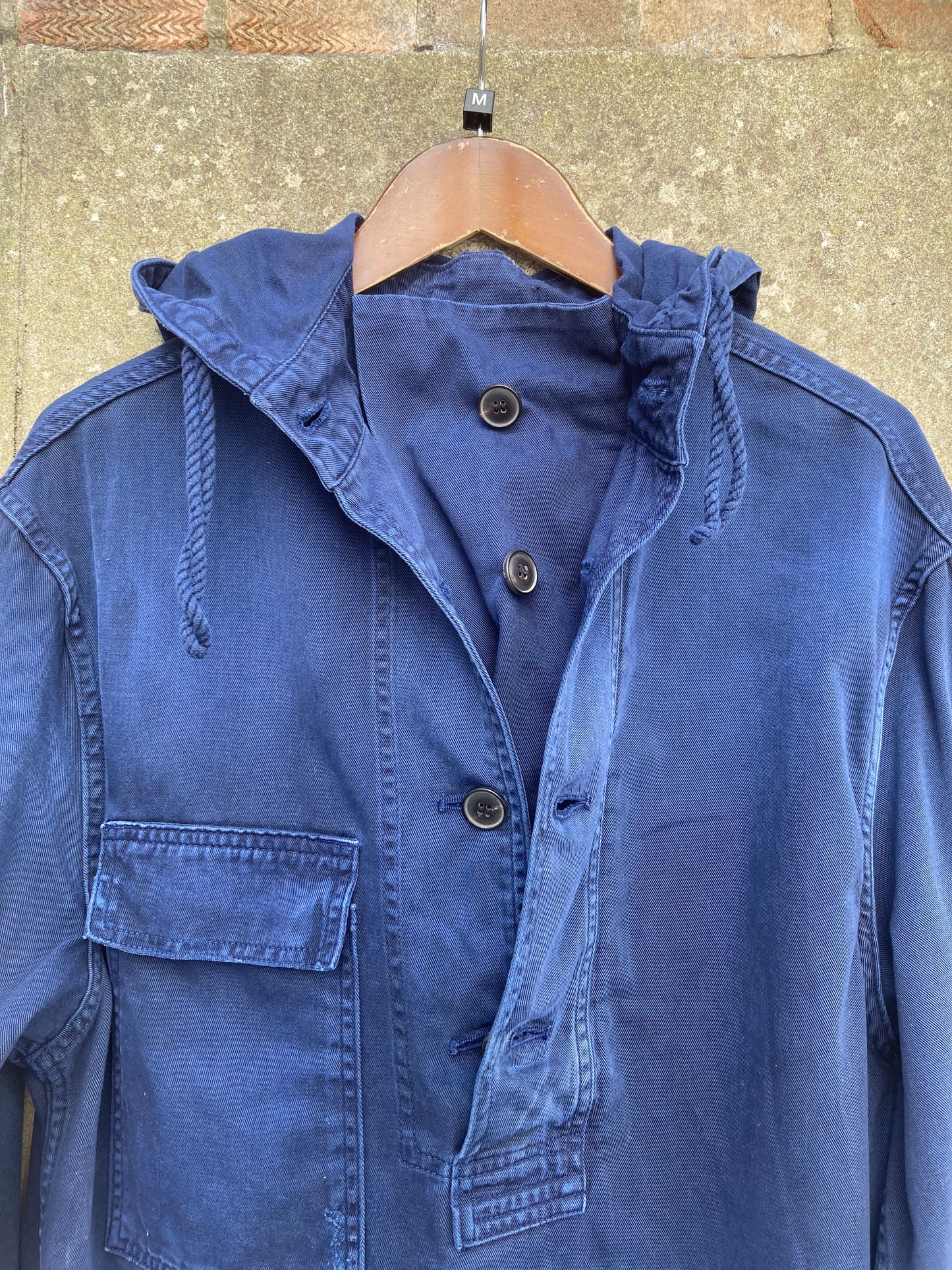 LVC Navy Hooded Smock Jacket Size Medium