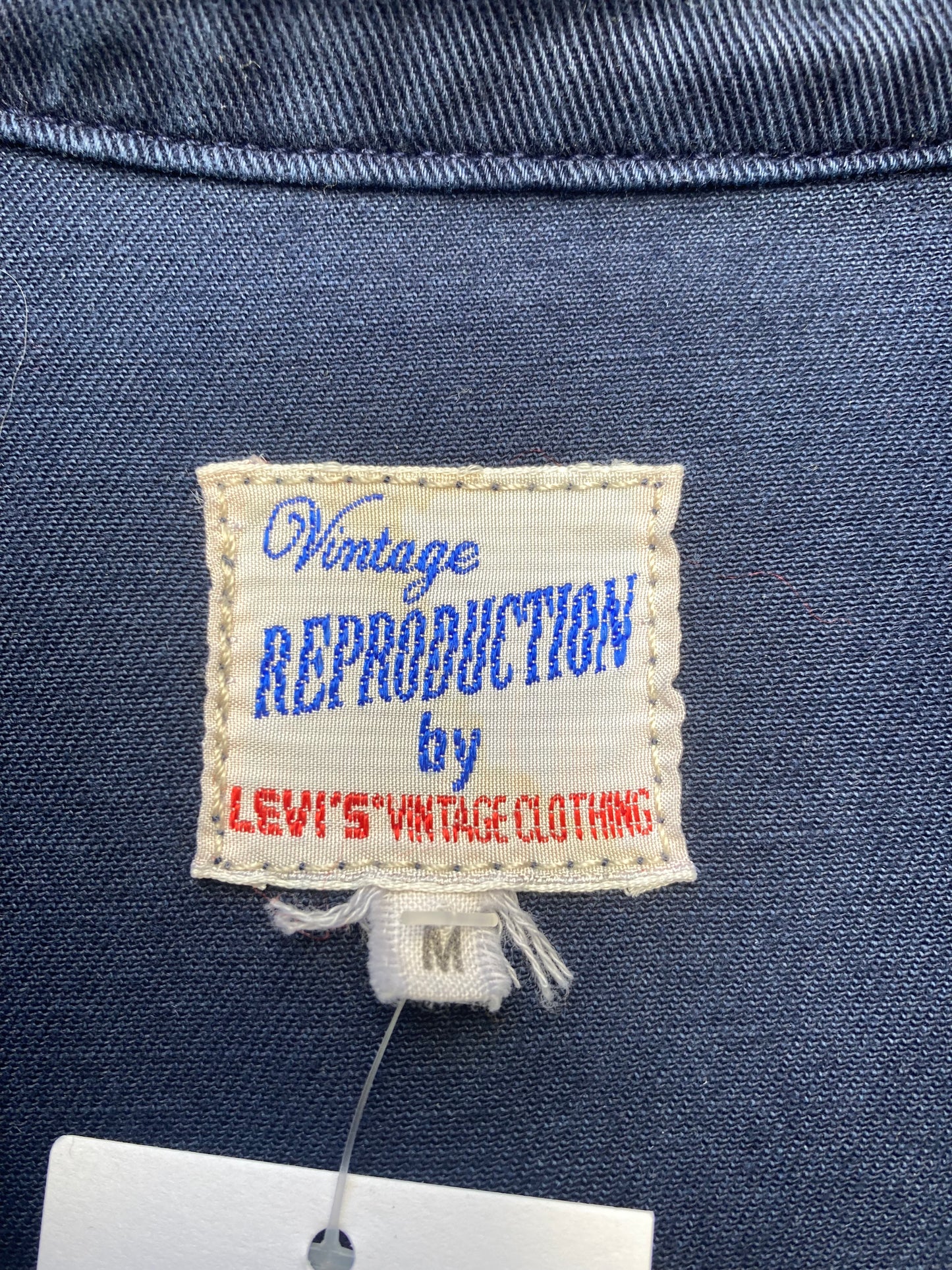 LVC Navy Hooded Smock Jacket Size Medium