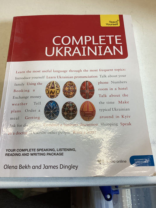 Complete Ukrainian Teach Yourself Olena Bekh and James Dingley