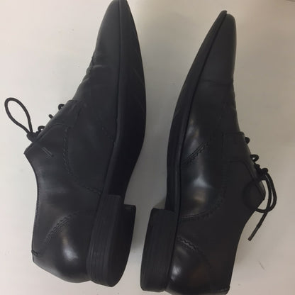 Lambretta Black Leather Lace Up Wing Tip Formal Shoes Size 10 UK (44 EU)