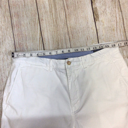 Polo Ralph Lauren White Stretch Classic Fit Shorts Size 34