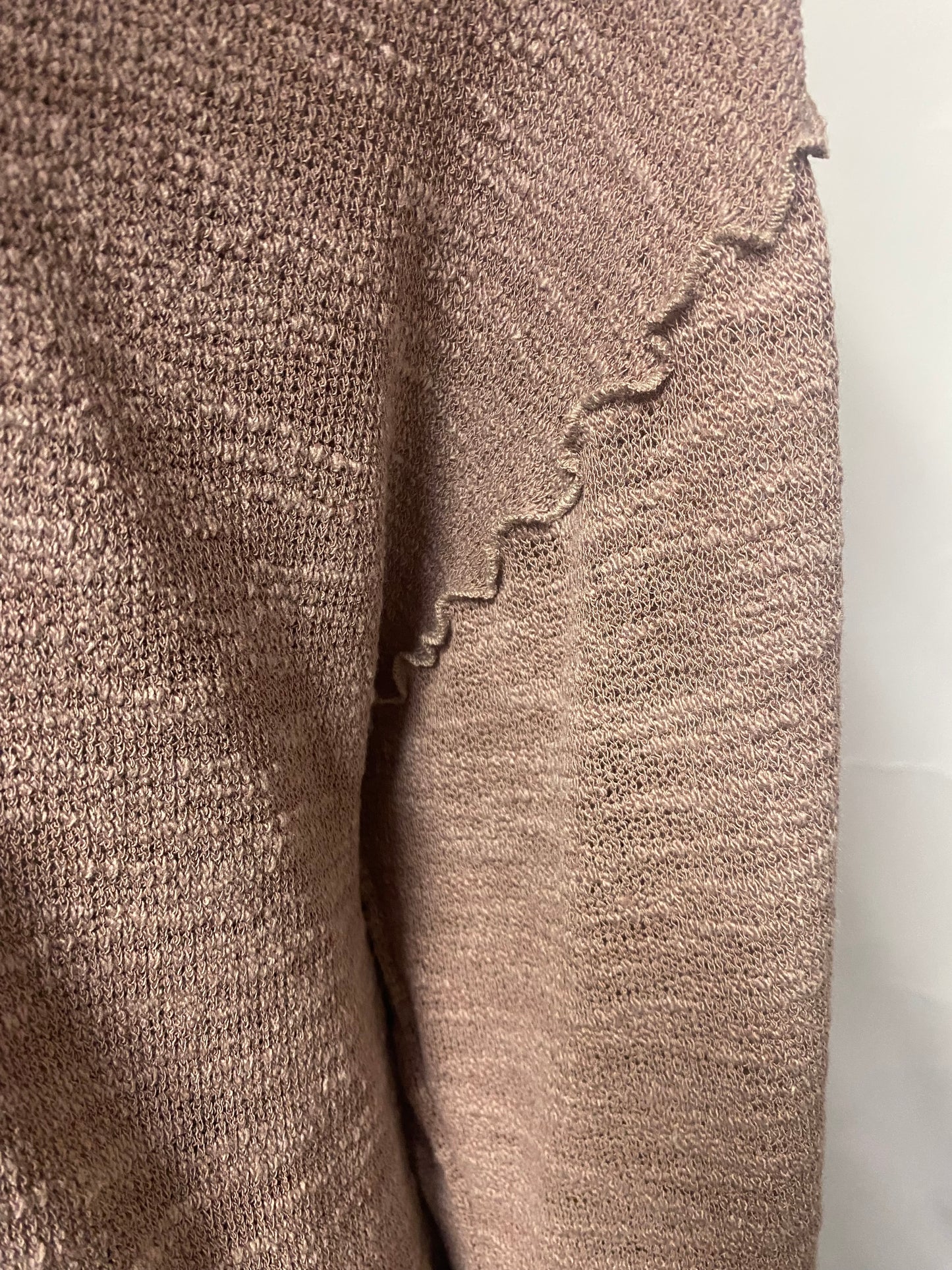 Perry and Co. Pink Lightweight Knitted Boho Hoodie