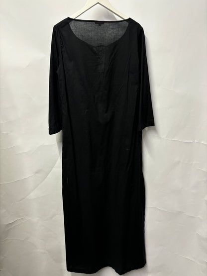Allegra Hicks Black Embroidered Beach Cover Up