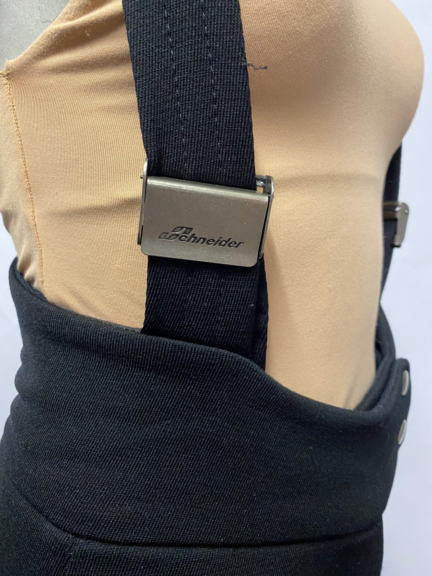 Schneider Black Stretchy Suspender Salopettes 8R