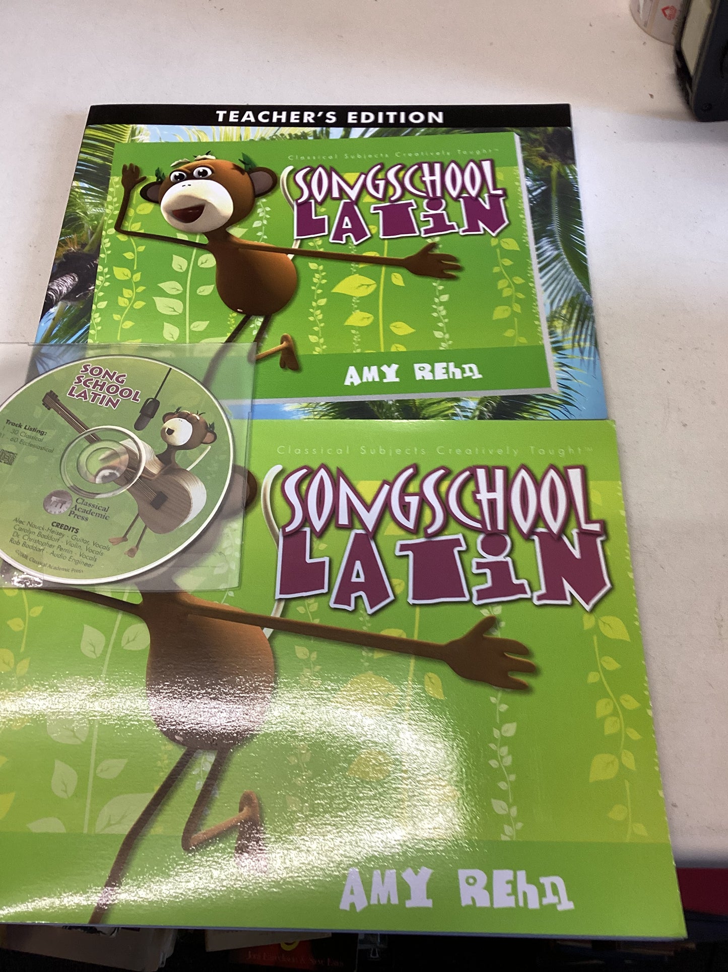 Song School Latin Teachers Edition  and CD Amy Rehn